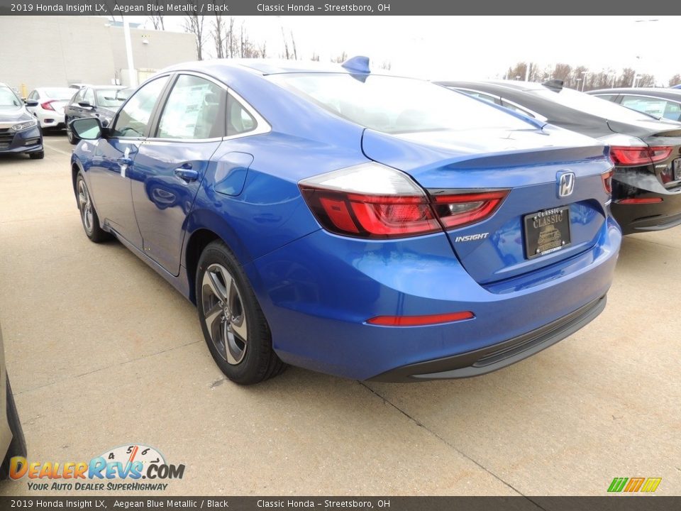 2019 Honda Insight LX Aegean Blue Metallic / Black Photo #5