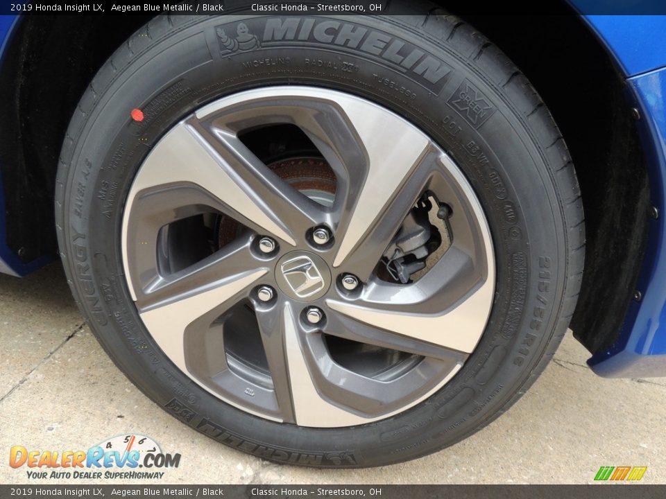 2019 Honda Insight LX Aegean Blue Metallic / Black Photo #6