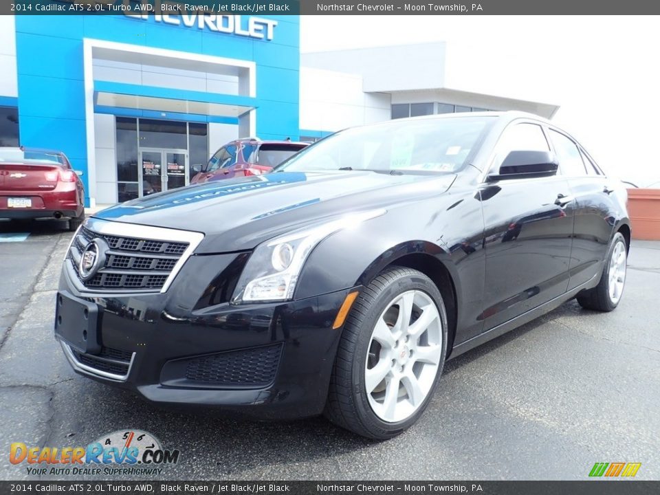 2014 Cadillac ATS 2.0L Turbo AWD Black Raven / Jet Black/Jet Black Photo #2