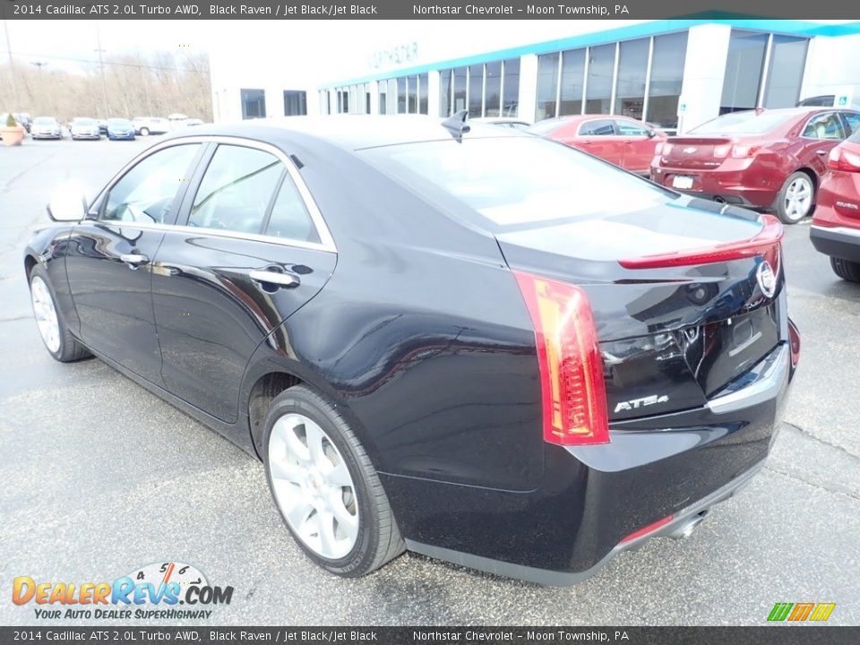 2014 Cadillac ATS 2.0L Turbo AWD Black Raven / Jet Black/Jet Black Photo #4