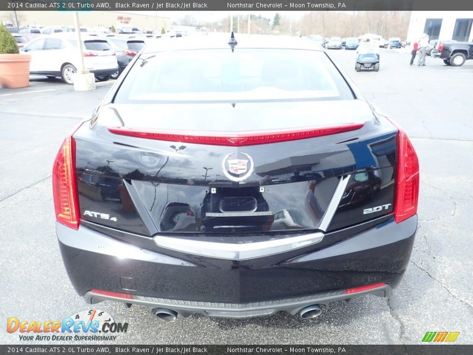 2014 Cadillac ATS 2.0L Turbo AWD Black Raven / Jet Black/Jet Black Photo #6
