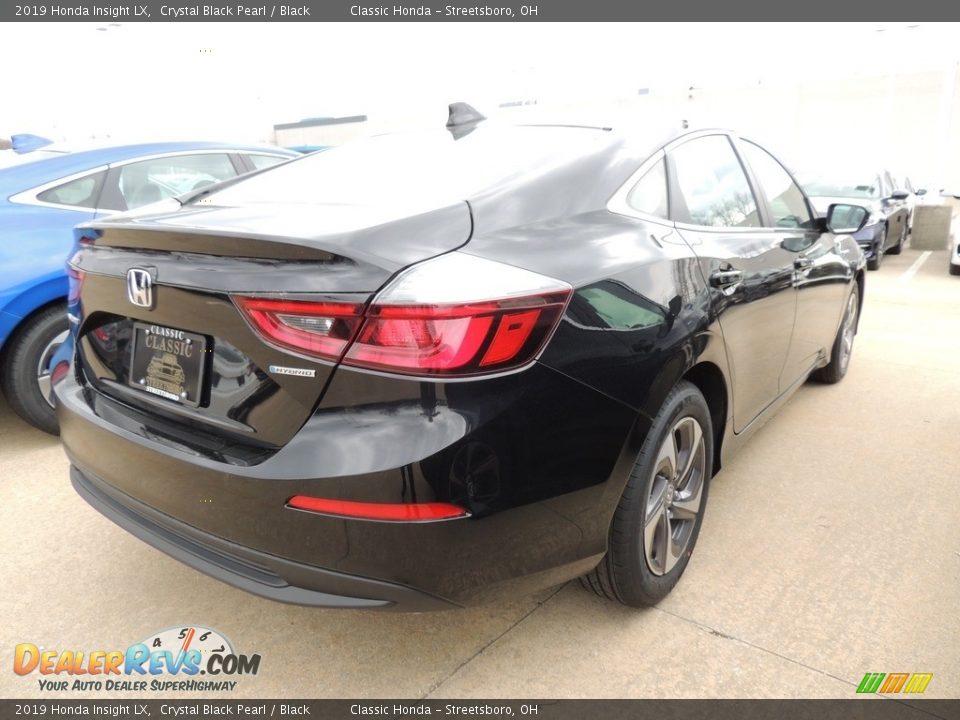 2019 Honda Insight LX Crystal Black Pearl / Black Photo #4