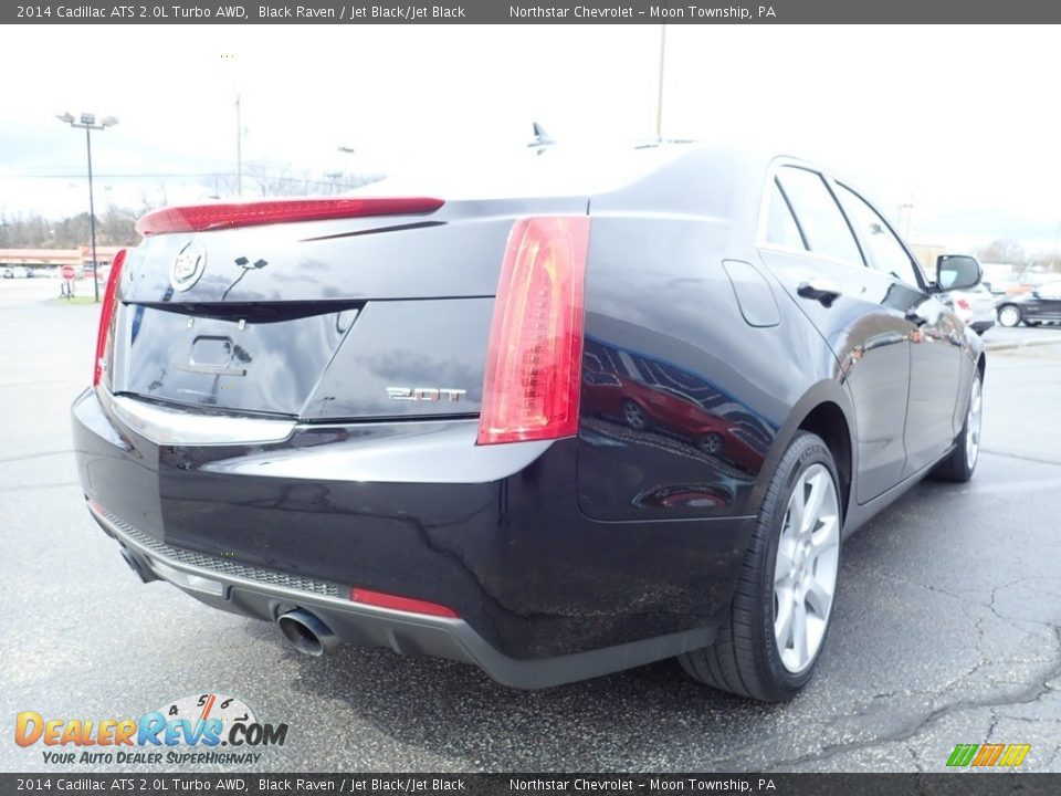 2014 Cadillac ATS 2.0L Turbo AWD Black Raven / Jet Black/Jet Black Photo #8