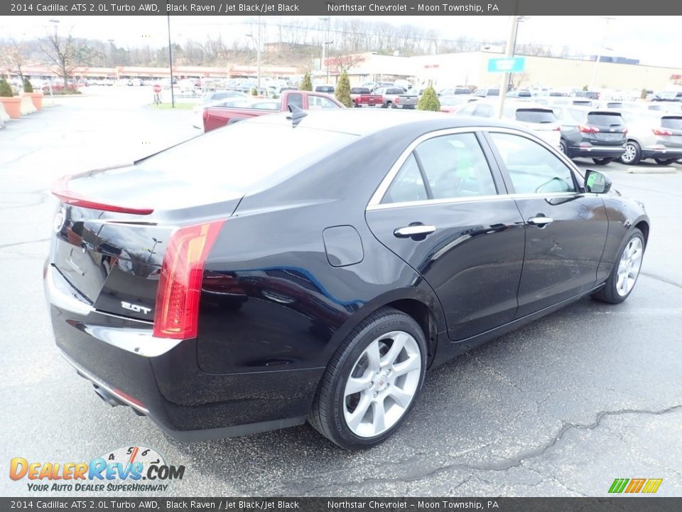 2014 Cadillac ATS 2.0L Turbo AWD Black Raven / Jet Black/Jet Black Photo #9