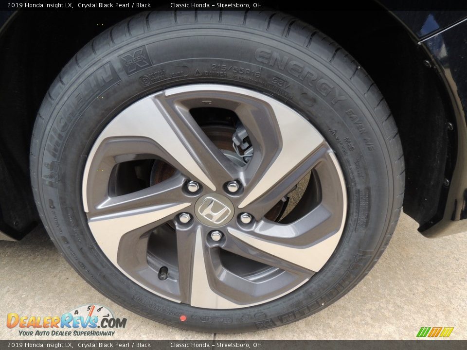 2019 Honda Insight LX Crystal Black Pearl / Black Photo #6