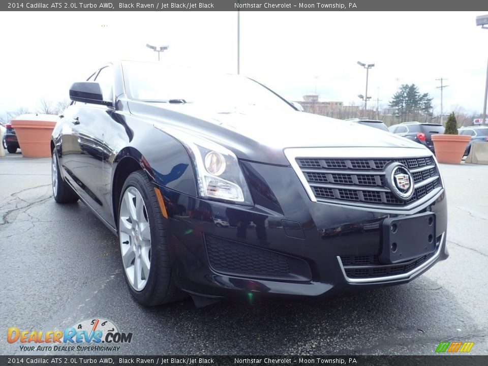2014 Cadillac ATS 2.0L Turbo AWD Black Raven / Jet Black/Jet Black Photo #12