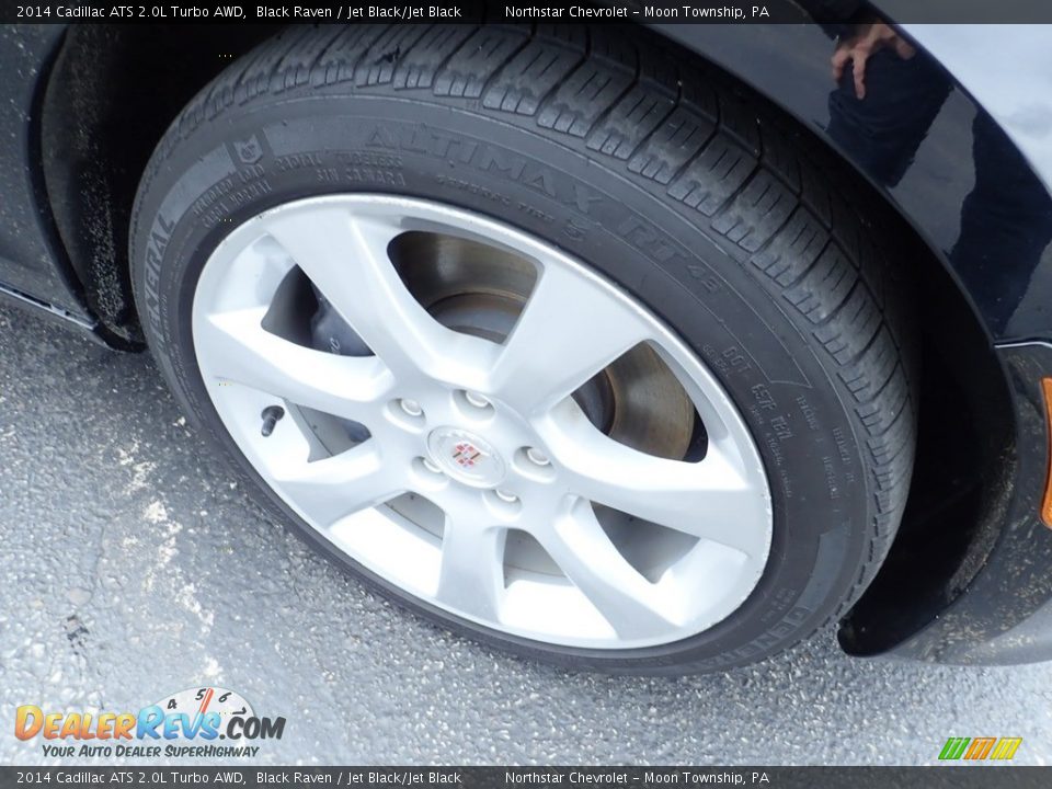 2014 Cadillac ATS 2.0L Turbo AWD Black Raven / Jet Black/Jet Black Photo #14