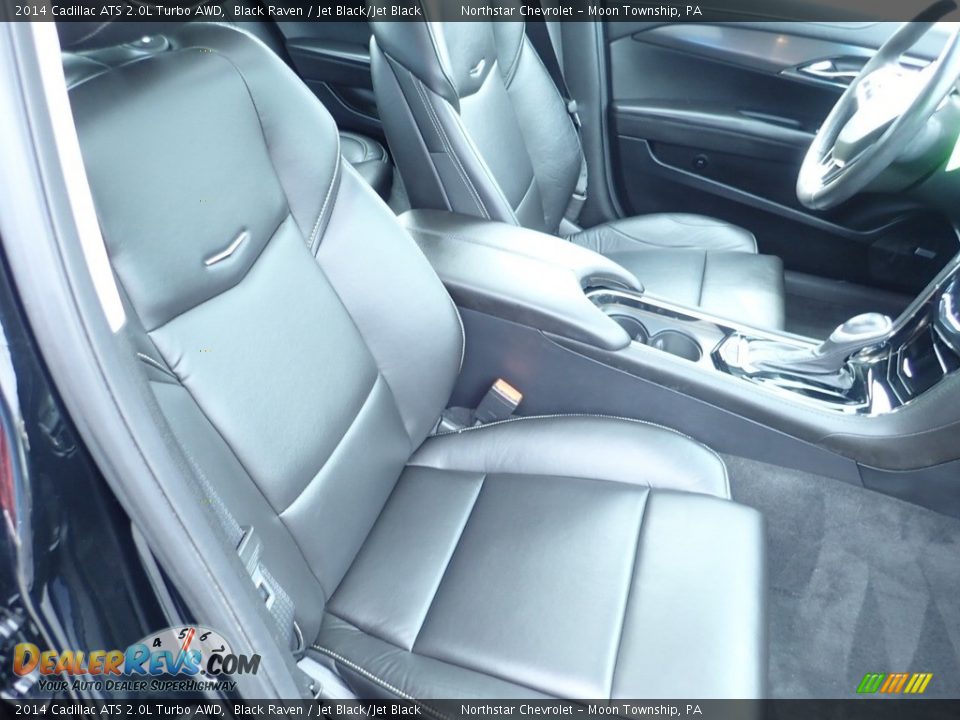 2014 Cadillac ATS 2.0L Turbo AWD Black Raven / Jet Black/Jet Black Photo #15