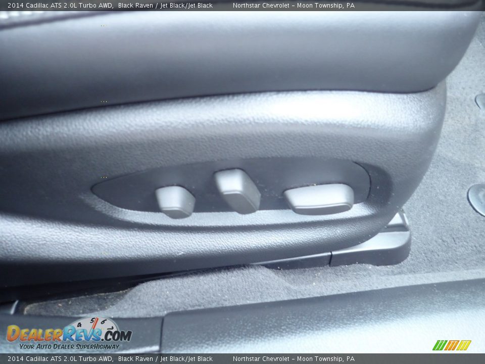 2014 Cadillac ATS 2.0L Turbo AWD Black Raven / Jet Black/Jet Black Photo #17