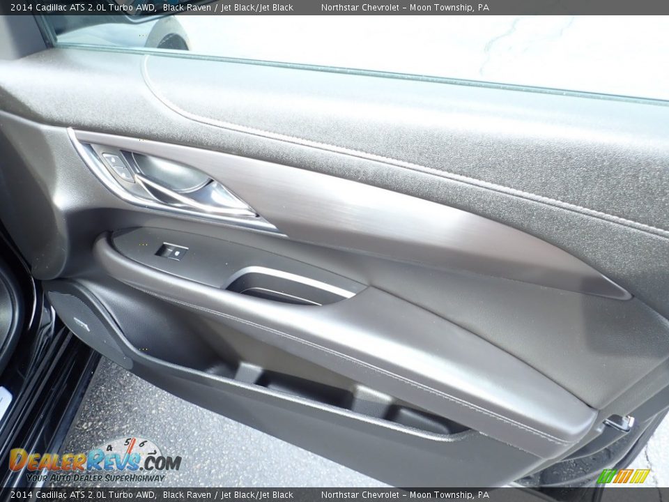 2014 Cadillac ATS 2.0L Turbo AWD Black Raven / Jet Black/Jet Black Photo #18