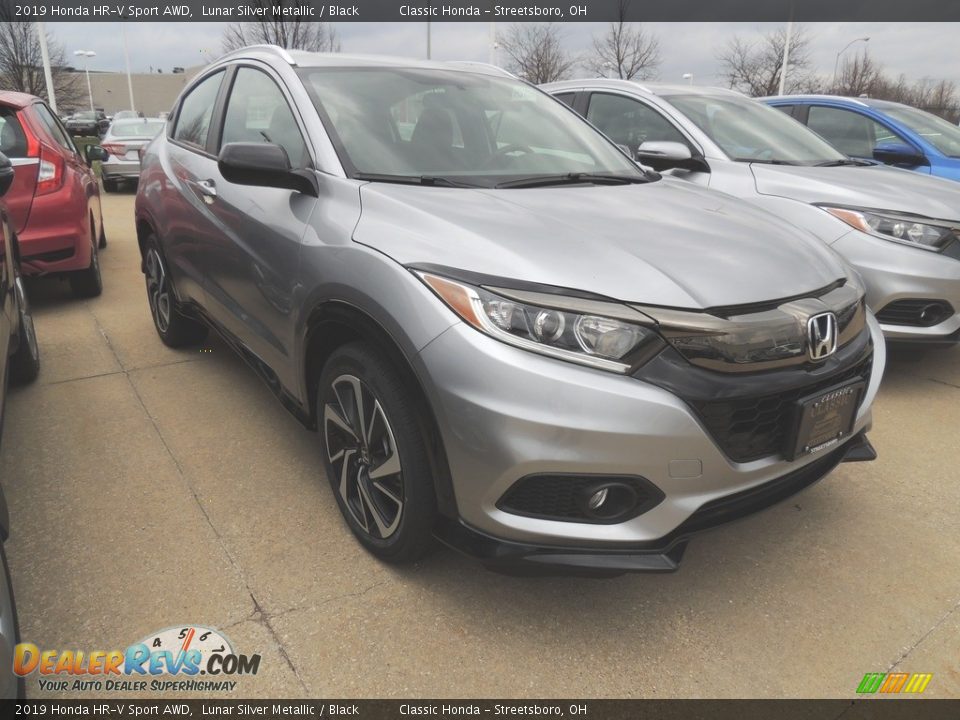 2019 Honda HR-V Sport AWD Lunar Silver Metallic / Black Photo #3