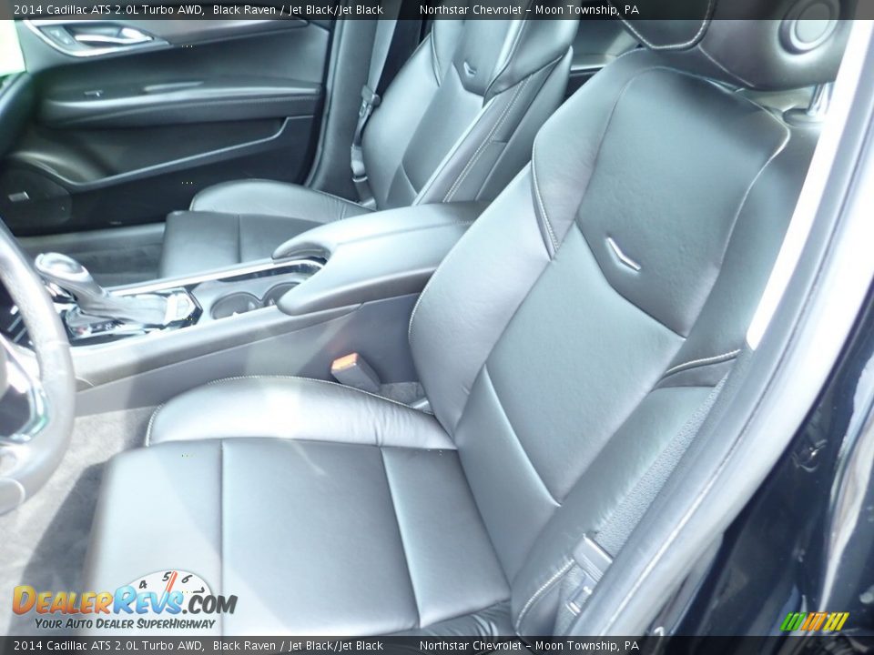 2014 Cadillac ATS 2.0L Turbo AWD Black Raven / Jet Black/Jet Black Photo #20