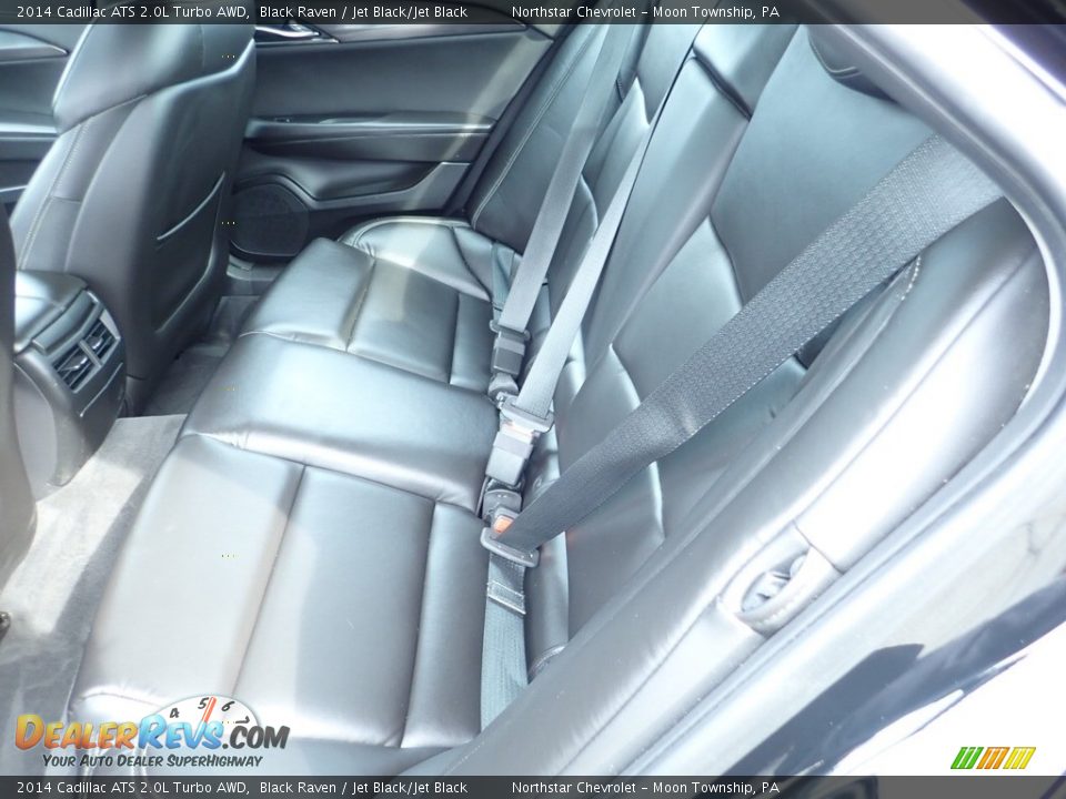 2014 Cadillac ATS 2.0L Turbo AWD Black Raven / Jet Black/Jet Black Photo #21