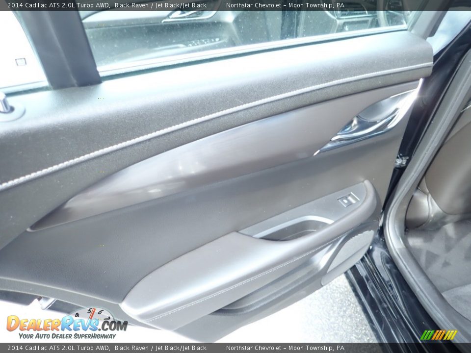 2014 Cadillac ATS 2.0L Turbo AWD Black Raven / Jet Black/Jet Black Photo #23