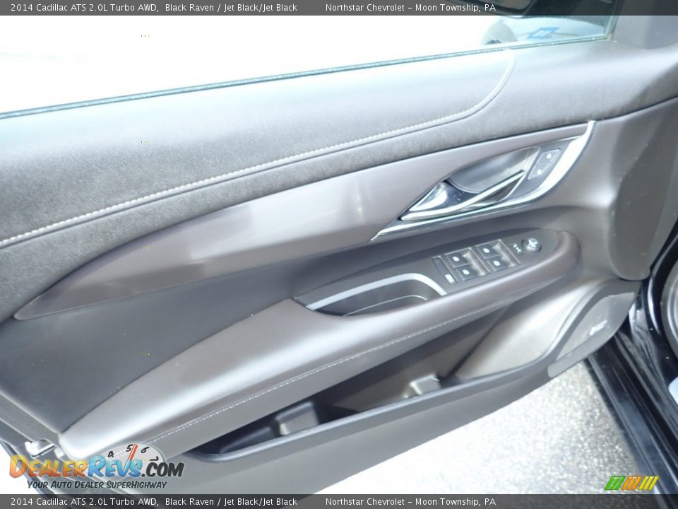 2014 Cadillac ATS 2.0L Turbo AWD Black Raven / Jet Black/Jet Black Photo #24