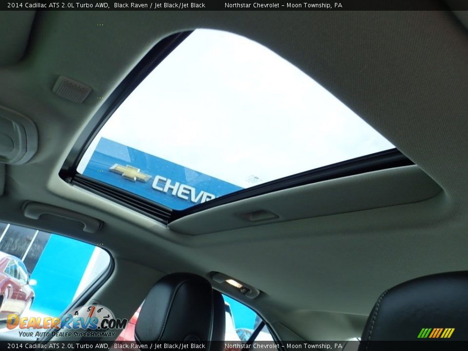 2014 Cadillac ATS 2.0L Turbo AWD Black Raven / Jet Black/Jet Black Photo #26