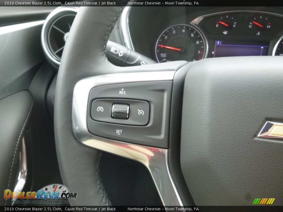 2019 Chevrolet Blazer 2.5L Cloth Cajun Red Tintcoat / Jet Black Photo #19