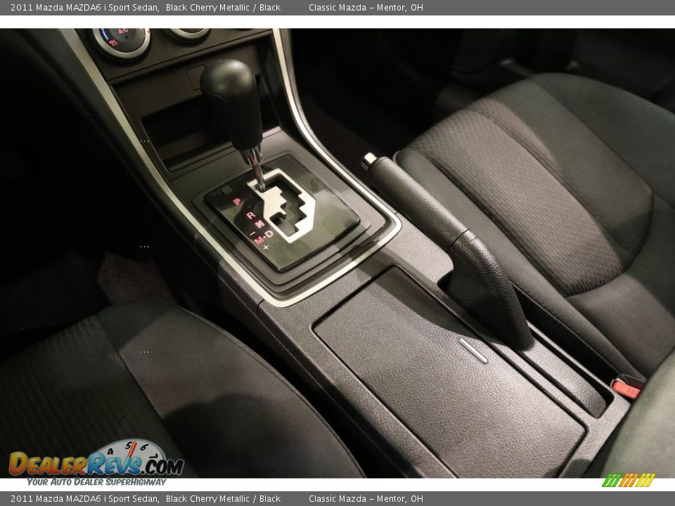 2011 Mazda MAZDA6 i Sport Sedan Black Cherry Metallic / Black Photo #10