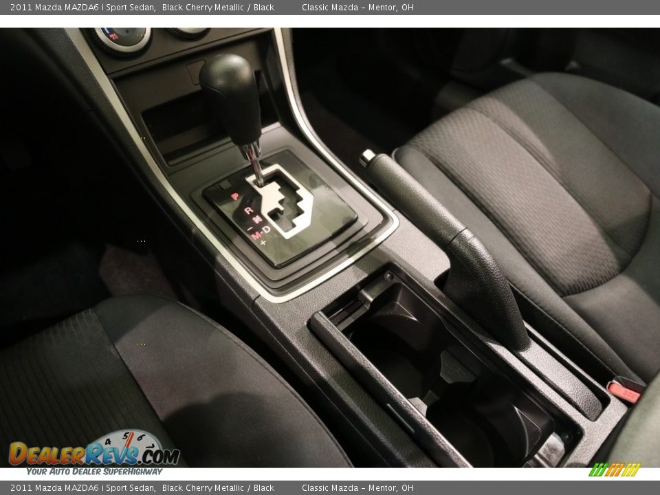 2011 Mazda MAZDA6 i Sport Sedan Black Cherry Metallic / Black Photo #11