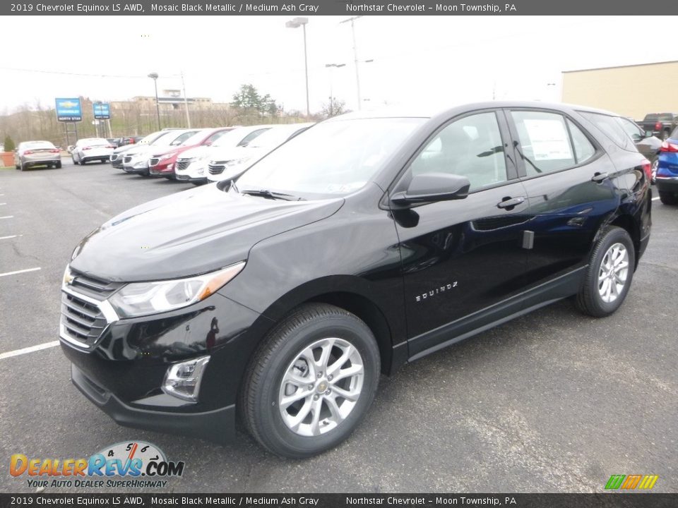 2019 Chevrolet Equinox LS AWD Mosaic Black Metallic / Medium Ash Gray Photo #1