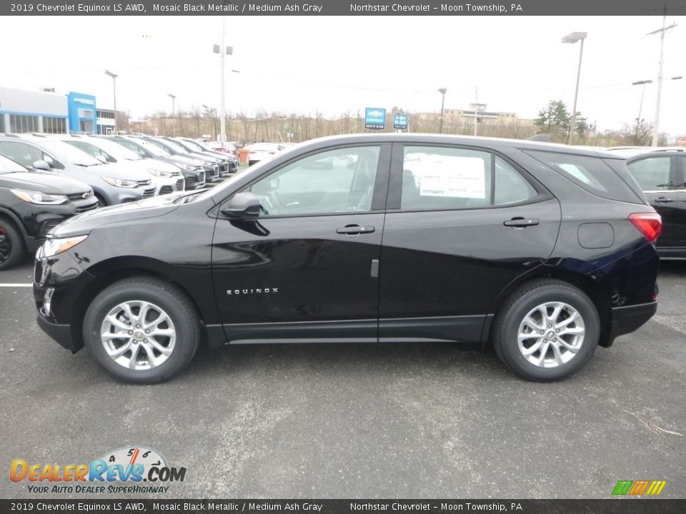 2019 Chevrolet Equinox LS AWD Mosaic Black Metallic / Medium Ash Gray Photo #3