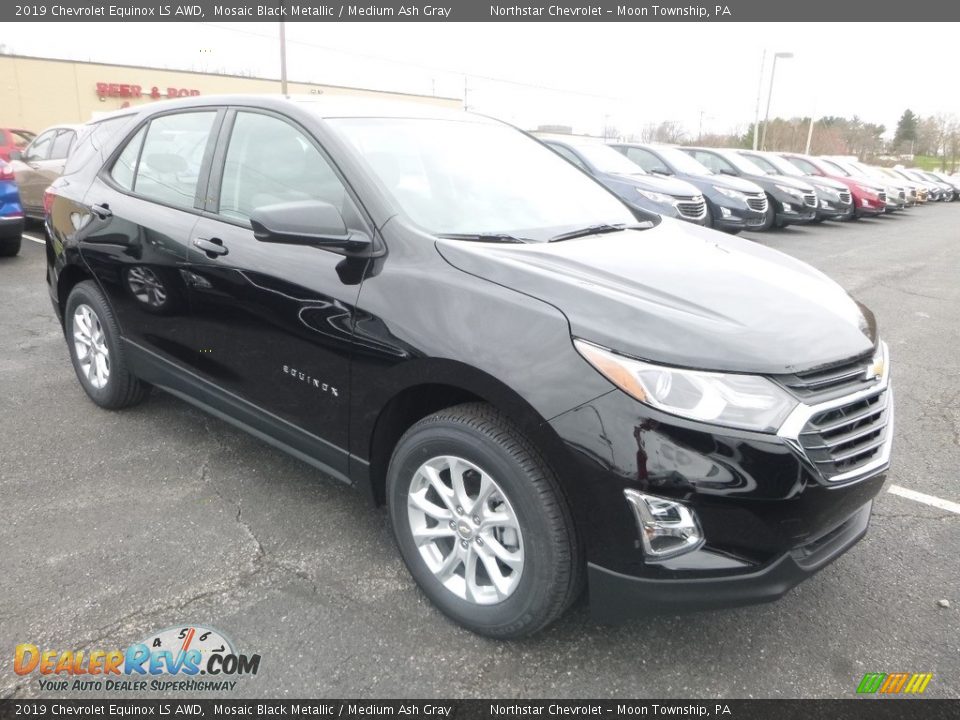 2019 Chevrolet Equinox LS AWD Mosaic Black Metallic / Medium Ash Gray Photo #8