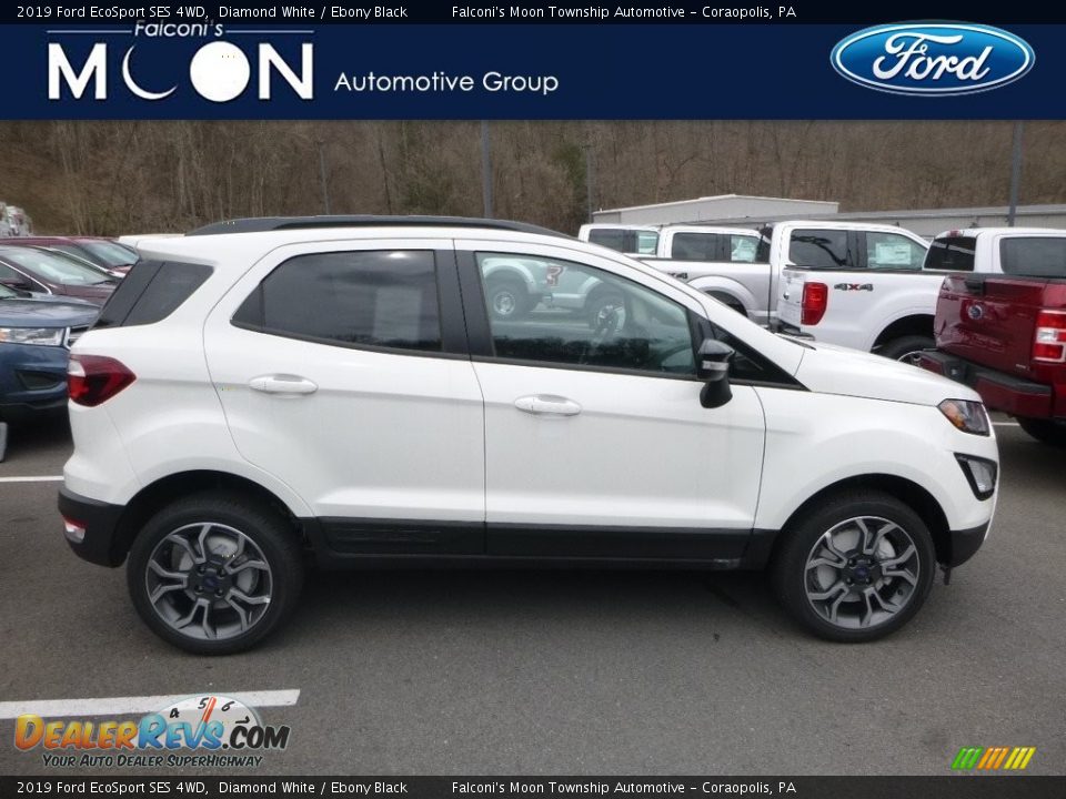 2019 Ford EcoSport SES 4WD Diamond White / Ebony Black Photo #1