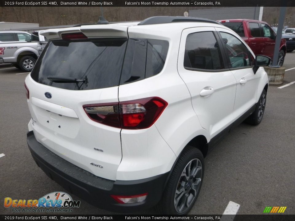 2019 Ford EcoSport SES 4WD Diamond White / Ebony Black Photo #2