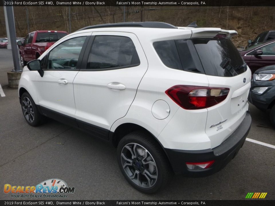 2019 Ford EcoSport SES 4WD Diamond White / Ebony Black Photo #6
