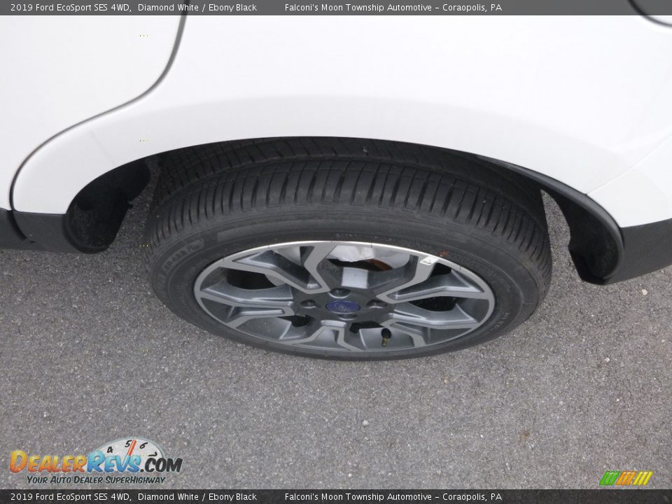 2019 Ford EcoSport SES 4WD Diamond White / Ebony Black Photo #7