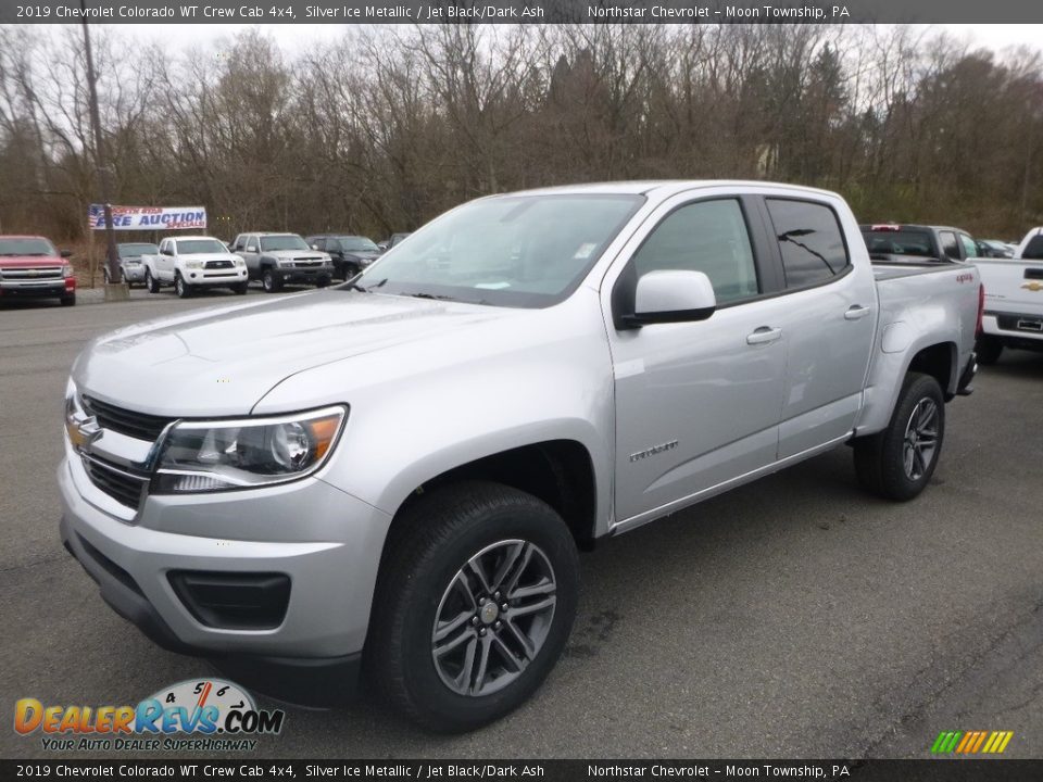 2019 Chevrolet Colorado WT Crew Cab 4x4 Silver Ice Metallic / Jet Black/Dark Ash Photo #1