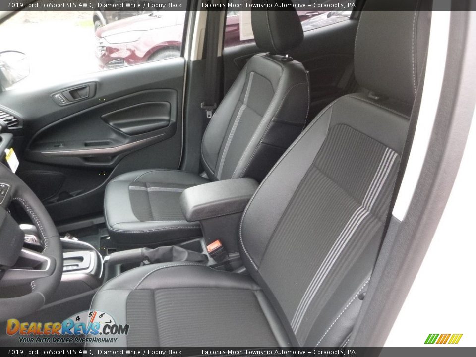 2019 Ford EcoSport SES 4WD Diamond White / Ebony Black Photo #10