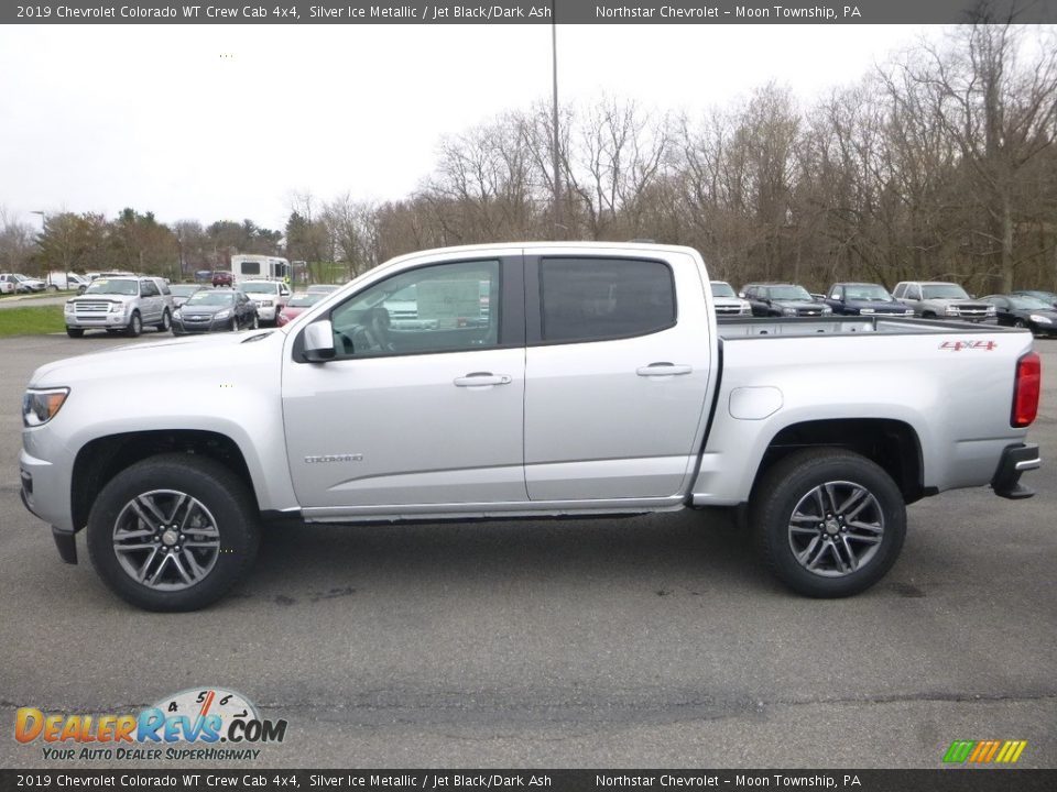 2019 Chevrolet Colorado WT Crew Cab 4x4 Silver Ice Metallic / Jet Black/Dark Ash Photo #2