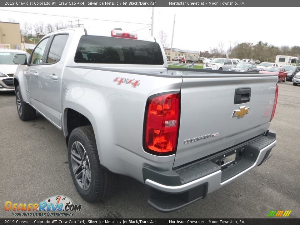 2019 Chevrolet Colorado WT Crew Cab 4x4 Silver Ice Metallic / Jet Black/Dark Ash Photo #3