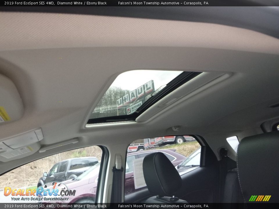 2019 Ford EcoSport SES 4WD Diamond White / Ebony Black Photo #12