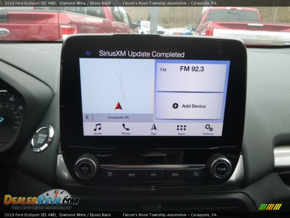 2019 Ford EcoSport SES 4WD Diamond White / Ebony Black Photo #13