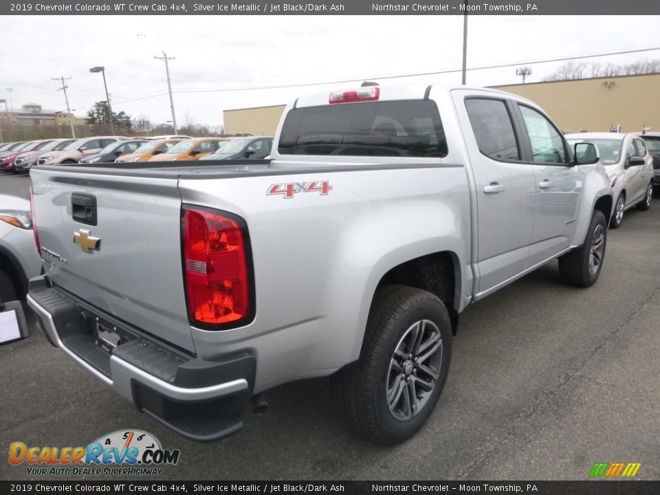 2019 Chevrolet Colorado WT Crew Cab 4x4 Silver Ice Metallic / Jet Black/Dark Ash Photo #5