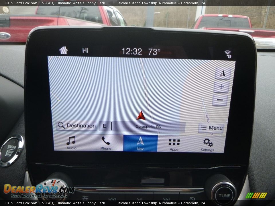 2019 Ford EcoSport SES 4WD Diamond White / Ebony Black Photo #14