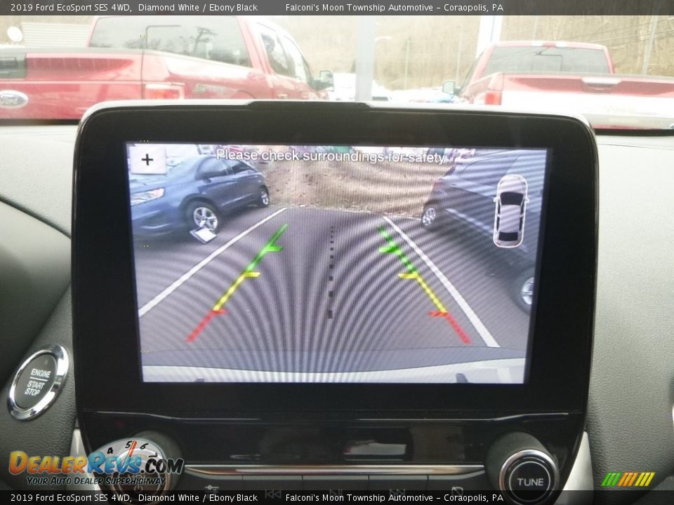 2019 Ford EcoSport SES 4WD Diamond White / Ebony Black Photo #15