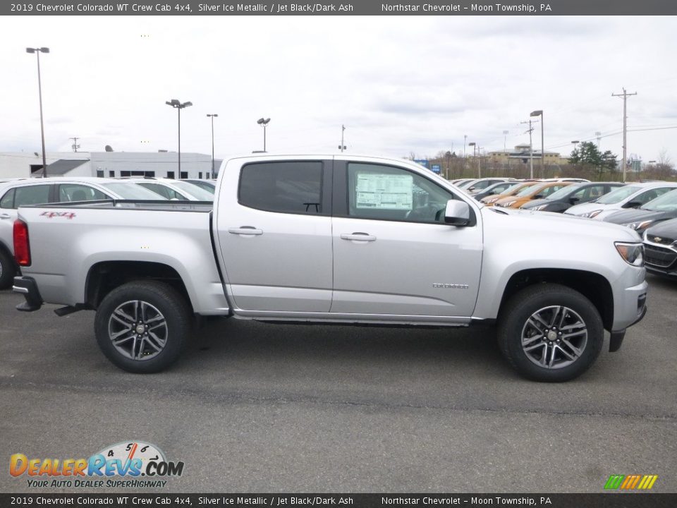 2019 Chevrolet Colorado WT Crew Cab 4x4 Silver Ice Metallic / Jet Black/Dark Ash Photo #6