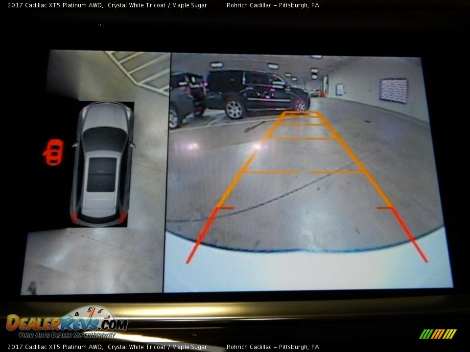 2017 Cadillac XT5 Platinum AWD Crystal White Tricoat / Maple Sugar Photo #25