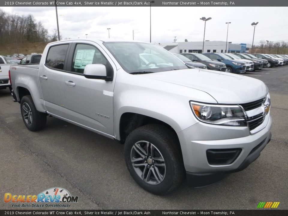 2019 Chevrolet Colorado WT Crew Cab 4x4 Silver Ice Metallic / Jet Black/Dark Ash Photo #7