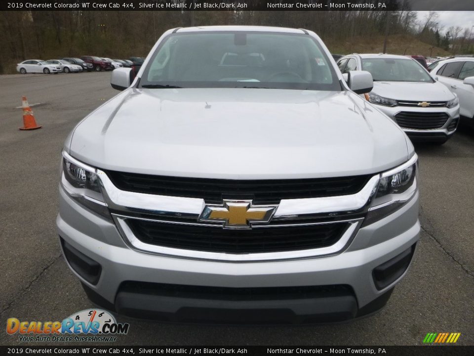 2019 Chevrolet Colorado WT Crew Cab 4x4 Silver Ice Metallic / Jet Black/Dark Ash Photo #8