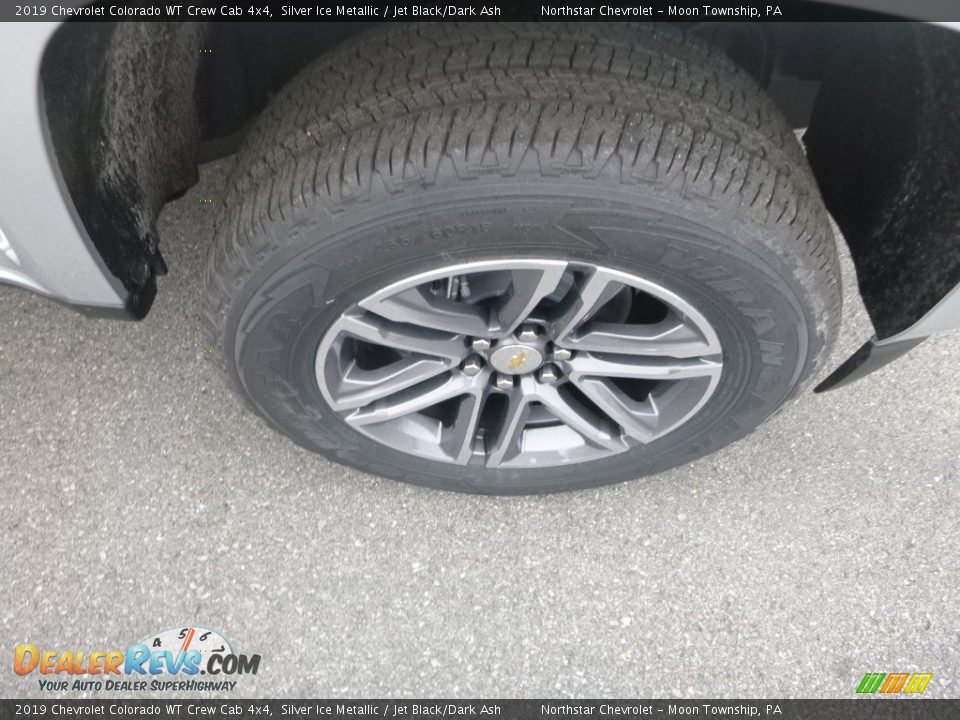 2019 Chevrolet Colorado WT Crew Cab 4x4 Silver Ice Metallic / Jet Black/Dark Ash Photo #9
