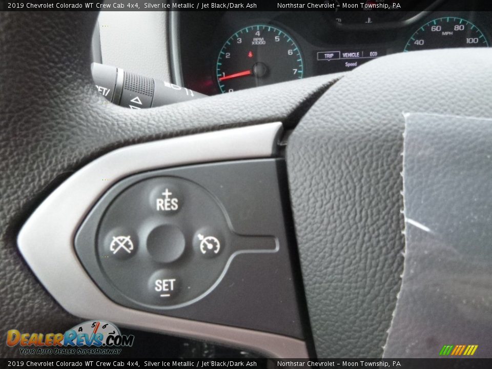 2019 Chevrolet Colorado WT Crew Cab 4x4 Silver Ice Metallic / Jet Black/Dark Ash Photo #19