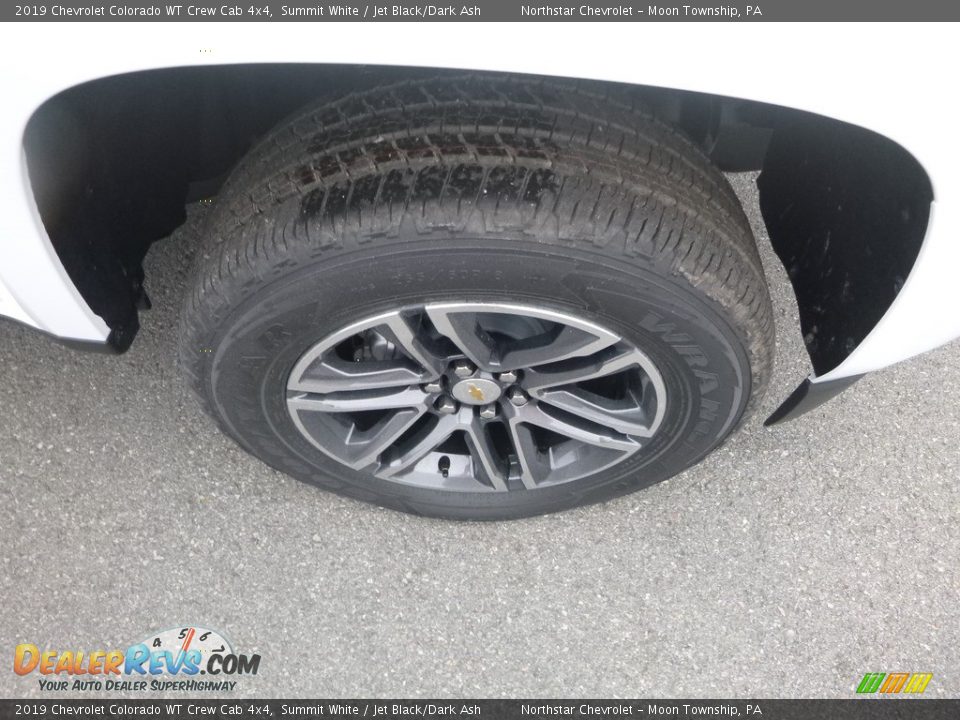 2019 Chevrolet Colorado WT Crew Cab 4x4 Summit White / Jet Black/Dark Ash Photo #9
