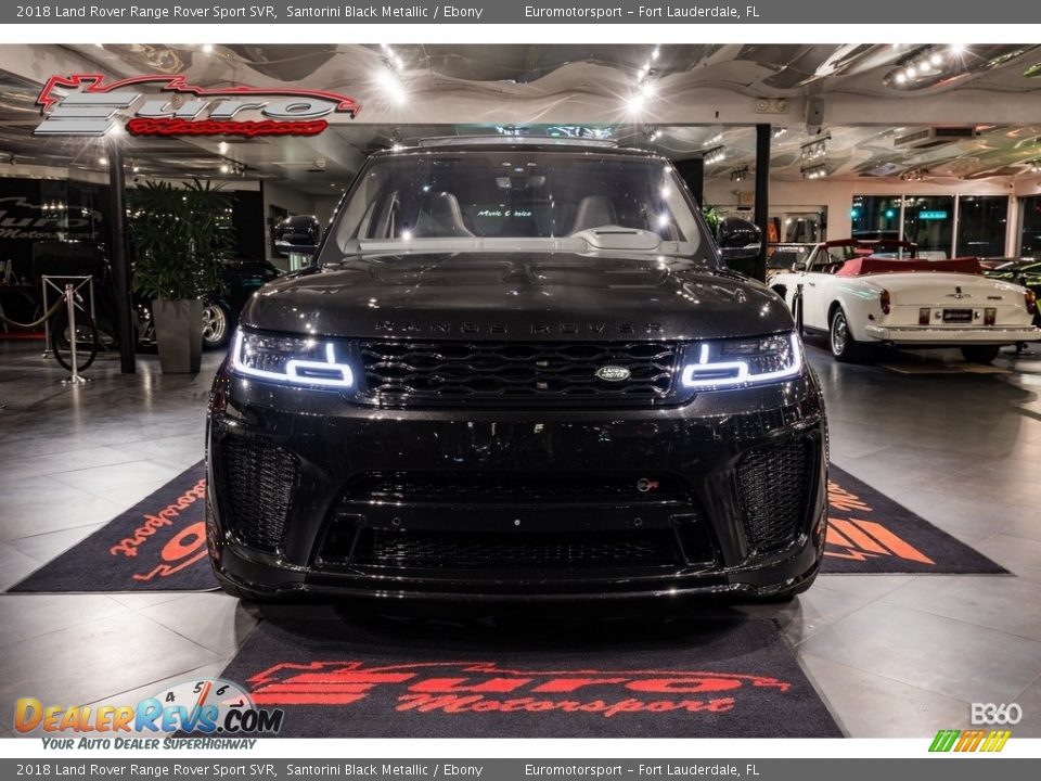 2018 Land Rover Range Rover Sport SVR Santorini Black Metallic / Ebony Photo #26