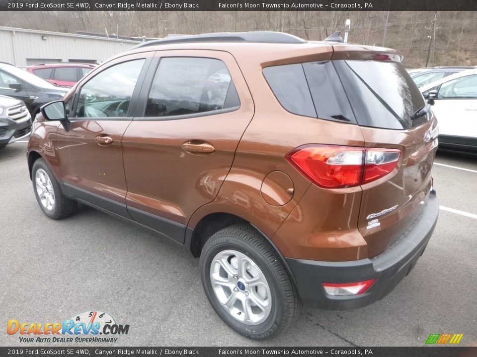 2019 Ford EcoSport SE 4WD Canyon Ridge Metallic / Ebony Black Photo #6