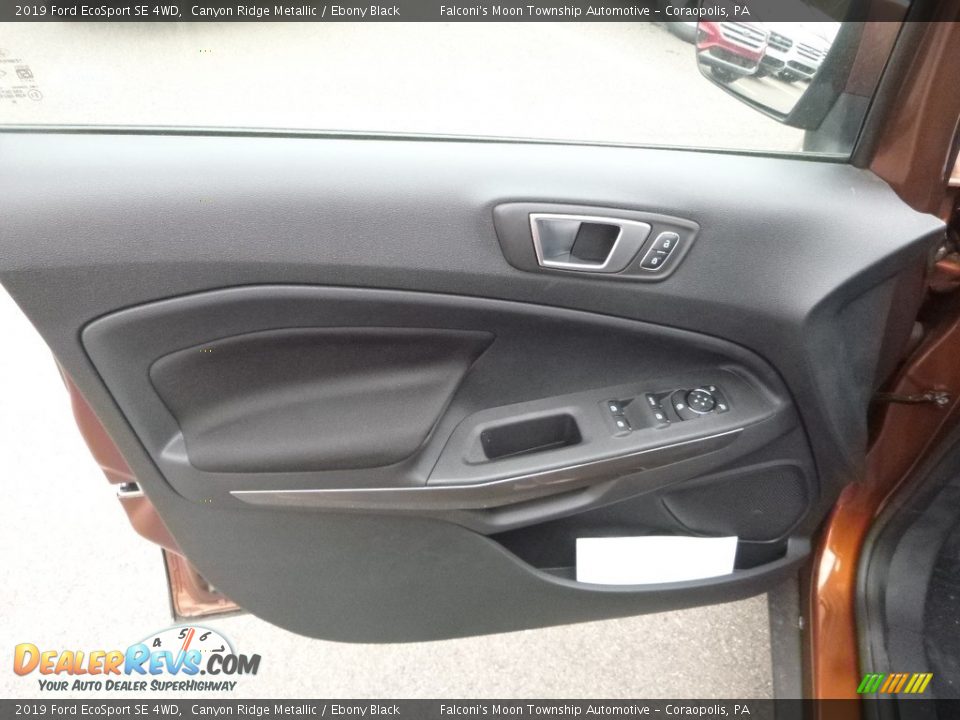 2019 Ford EcoSport SE 4WD Canyon Ridge Metallic / Ebony Black Photo #10