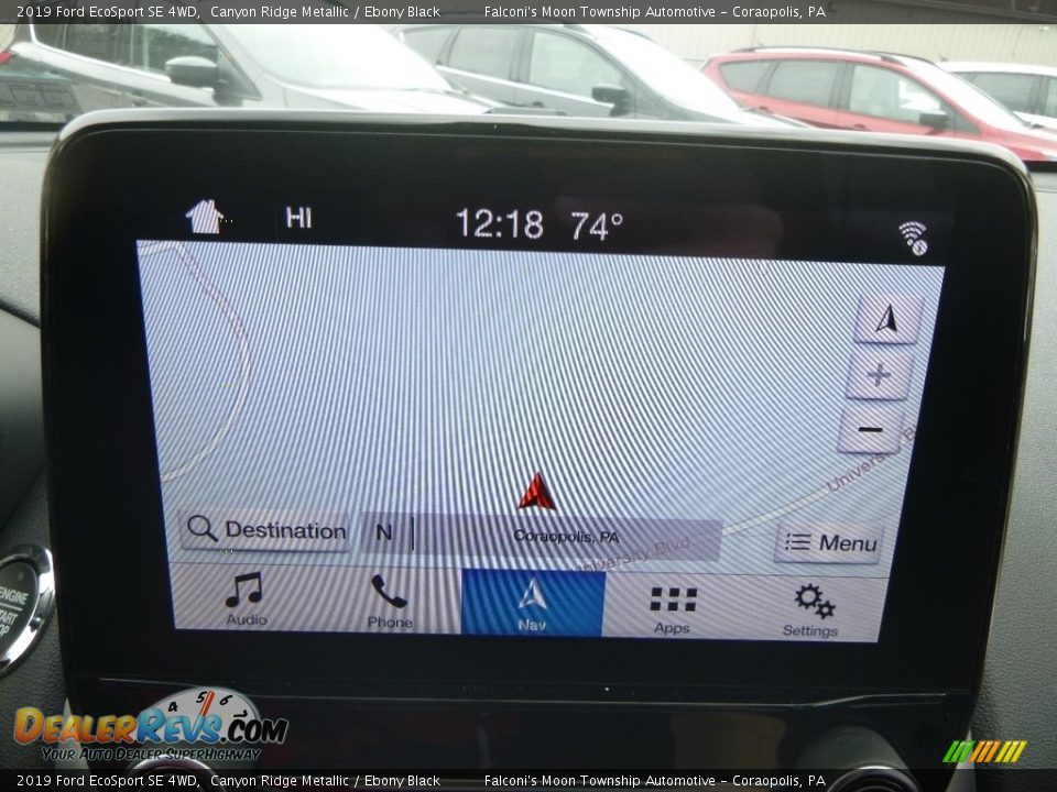 2019 Ford EcoSport SE 4WD Canyon Ridge Metallic / Ebony Black Photo #13